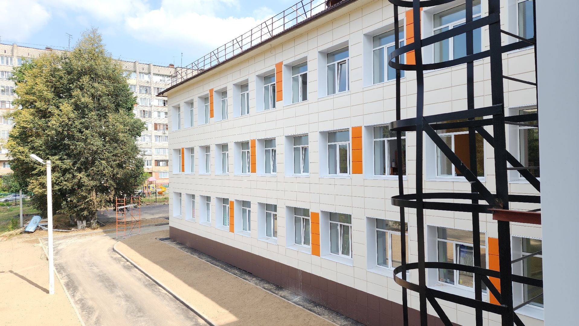 капремонт школы, пушкинский, образовательные учреждения, завершение капремонта, правдинский,