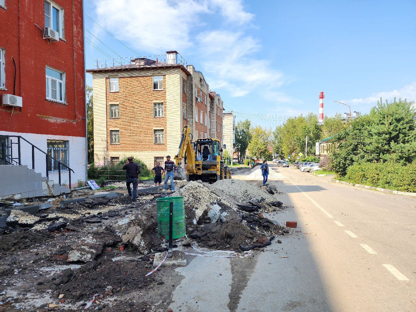 комплексное ремонт тротуара, обновление пешеходной зоны, благоустройство, Ногинск, Богородский городской округ,