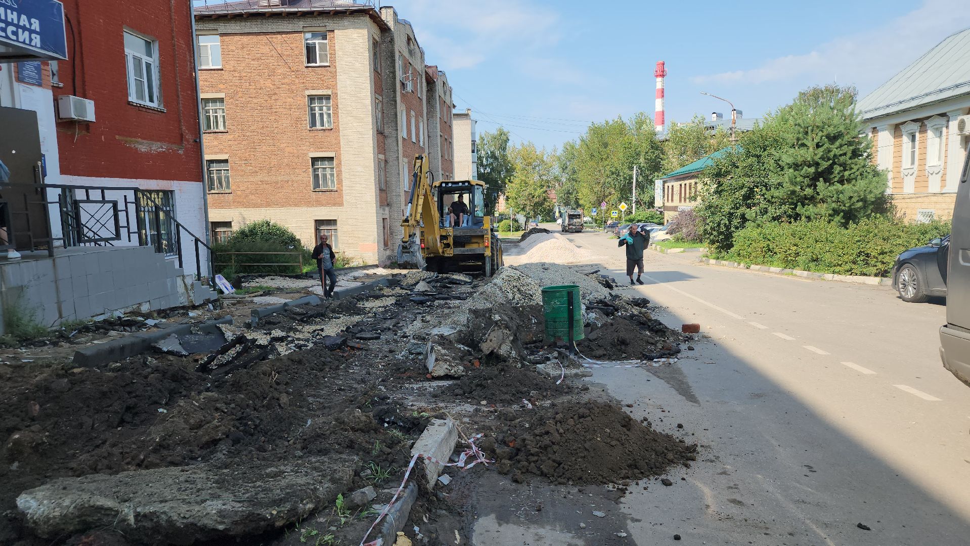 комплексное ремонт тротуара, обновление пешеходной зоны, благоустройство, Ногинск, Богородский городской округ,