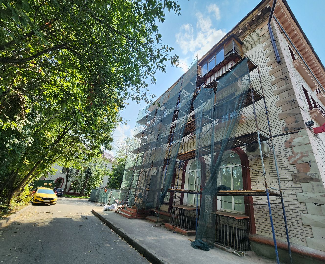 капремонт, ремонта фасадов мкд, ремонт фасада дома, видное, школьная улица, ленинский округ, региональная программа капремонта,