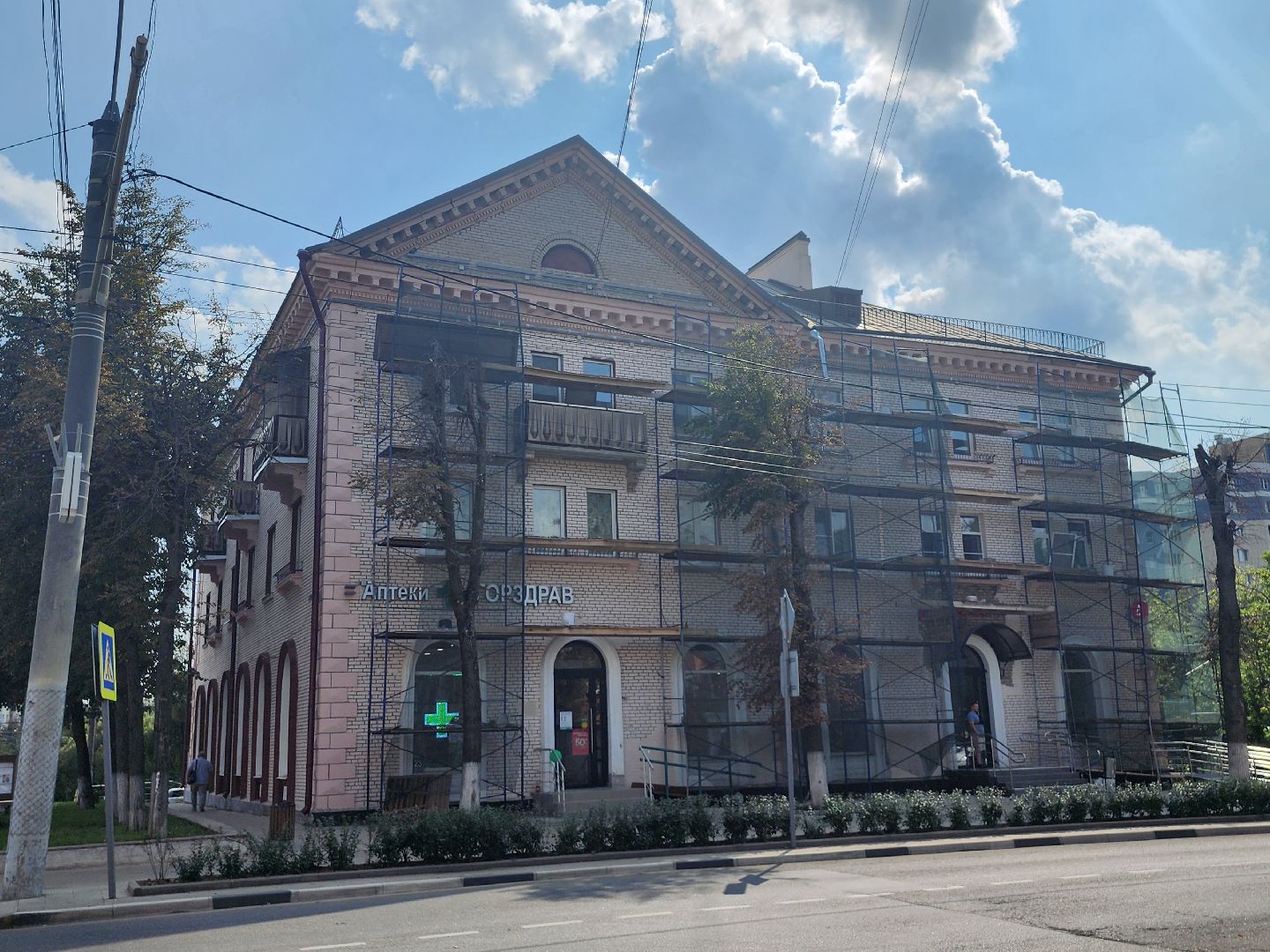 капремонт, ремонта фасадов мкд, ремонт фасада дома, видное, школьная улица, ленинский округ, региональная программа капремонта,