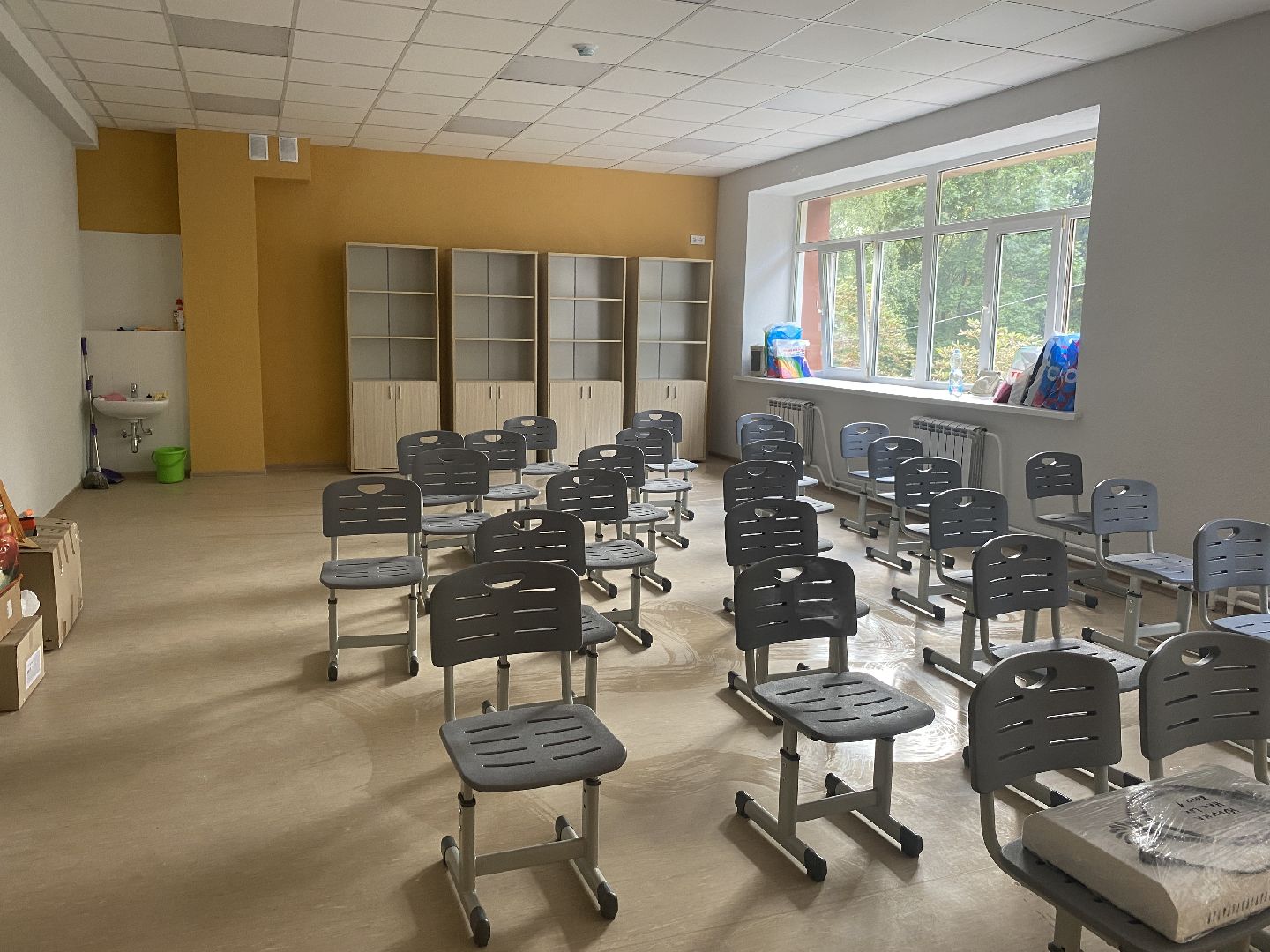 новый учебный год, школа им АС Попова, Власиха школа Попова, капитальный ремонт школы Попова, Власиха капремонт школы,