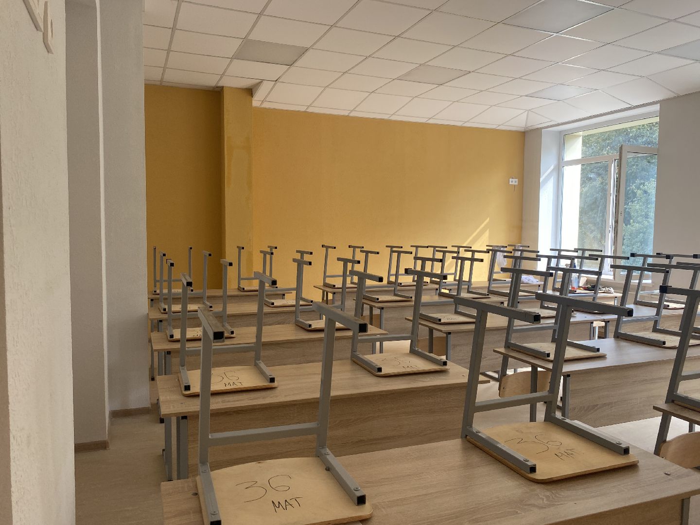 новый учебный год, школа им АС Попова, Власиха школа Попова, капитальный ремонт школы Попова, Власиха капремонт школы,