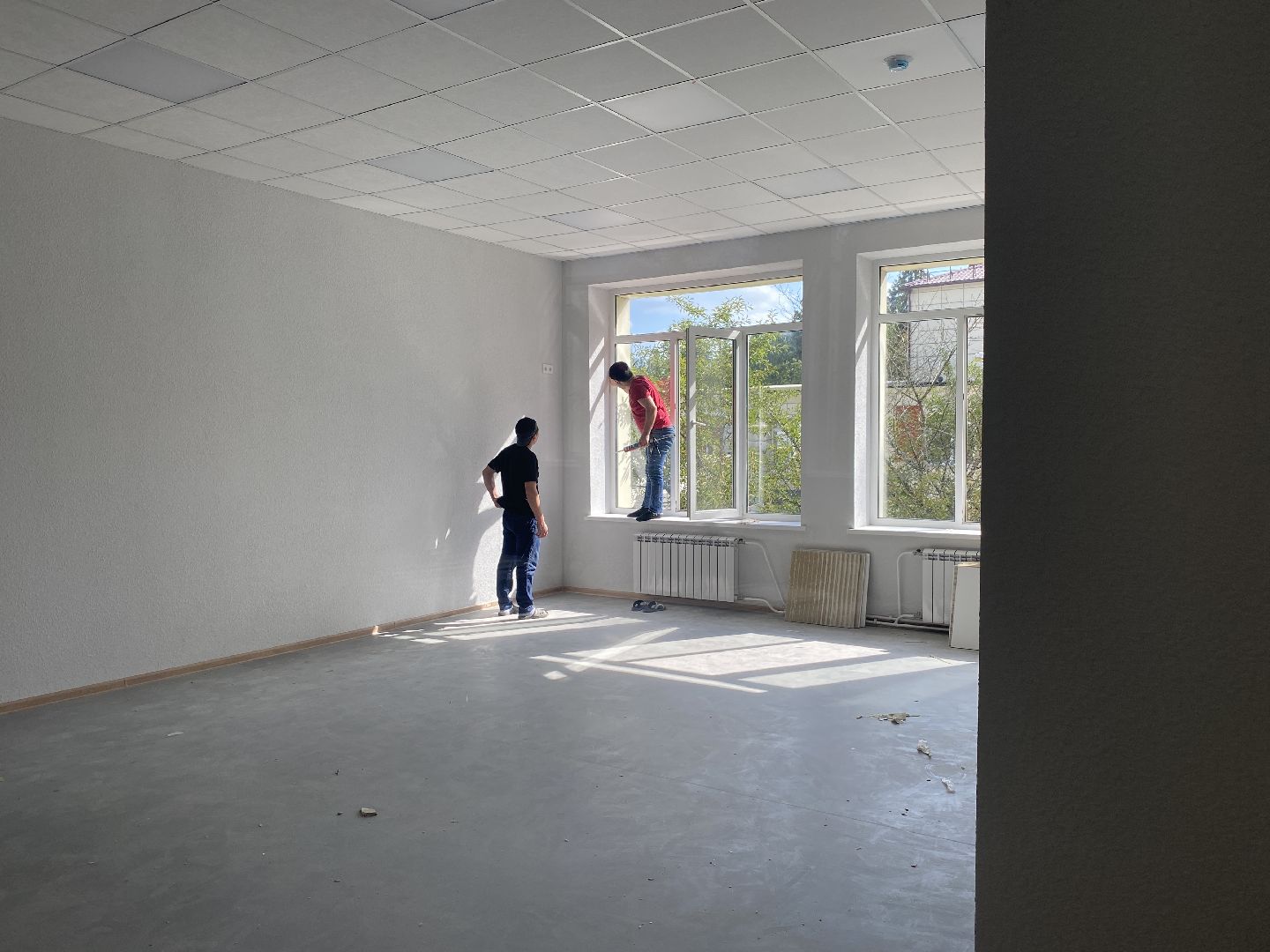 новый учебный год, школа им АС Попова, Власиха школа Попова, капитальный ремонт школы Попова, Власиха капремонт школы,