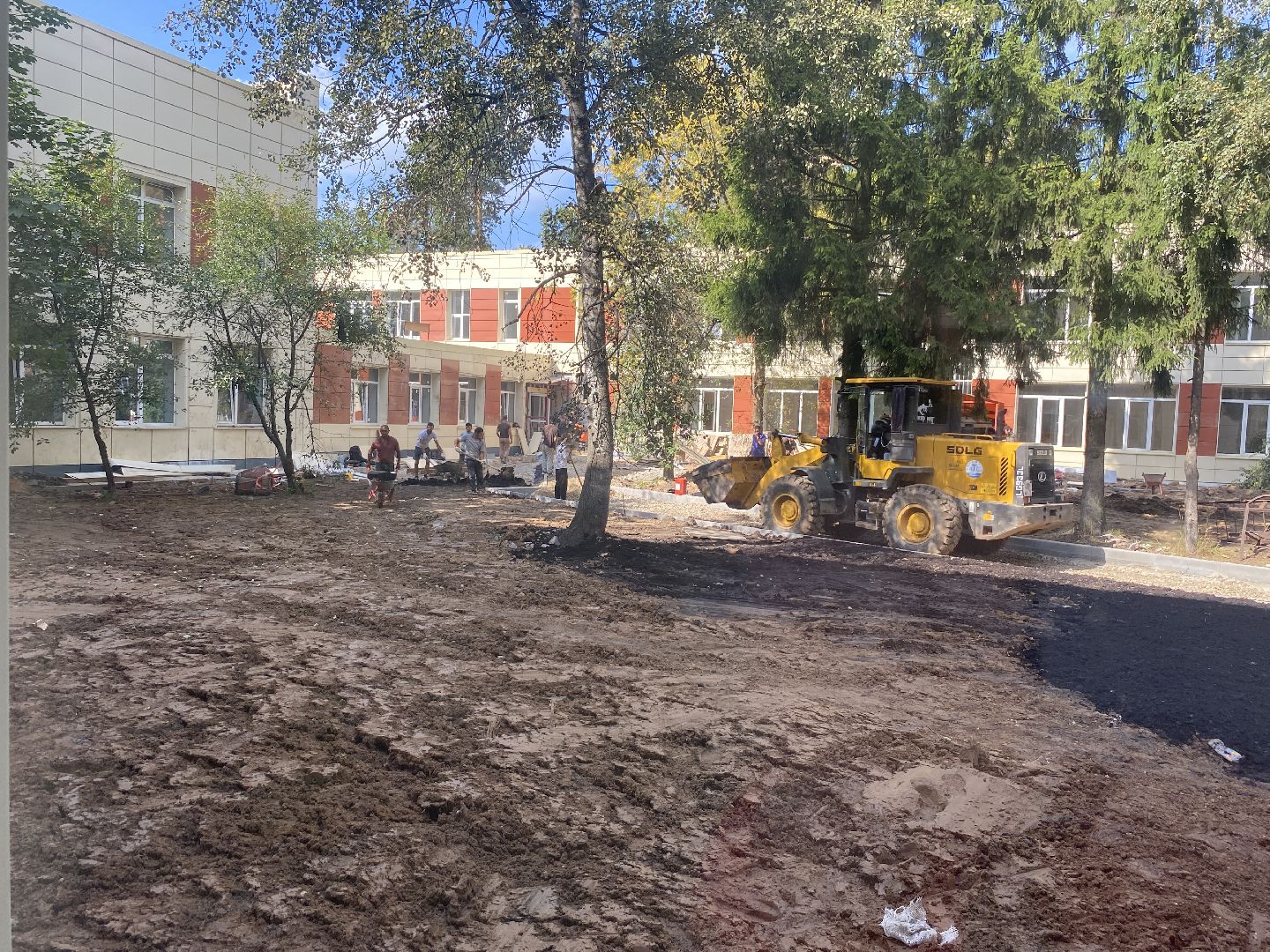 новый учебный год, школа им АС Попова, Власиха школа Попова, капитальный ремонт школы Попова, Власиха капремонт школы,