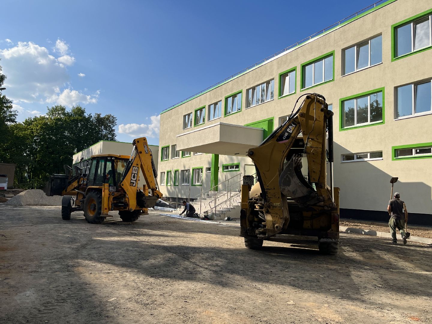 наро-фоминский городской округ, калининец, алабинская школа, капитальный ремонт школы,