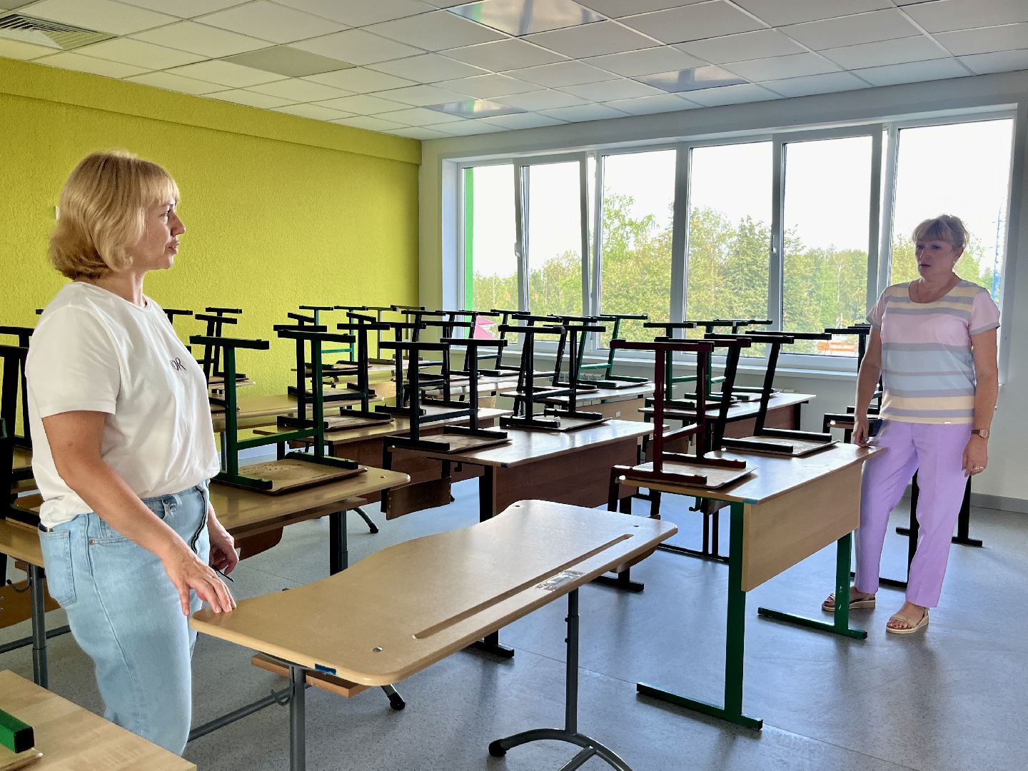 наро-фоминский городской округ, калининец, алабинская школа, капитальный ремонт школы,