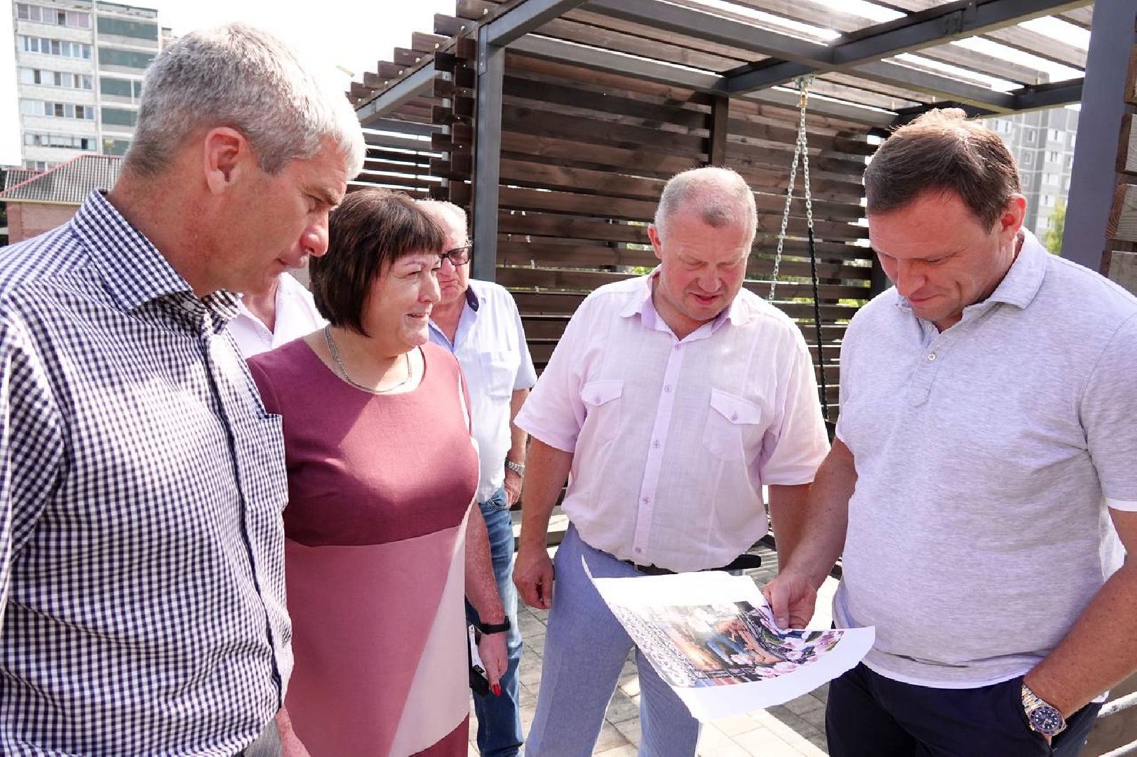 Благоустройство, Сквер, Сергиево-Посадский городской округ, Перемены,
