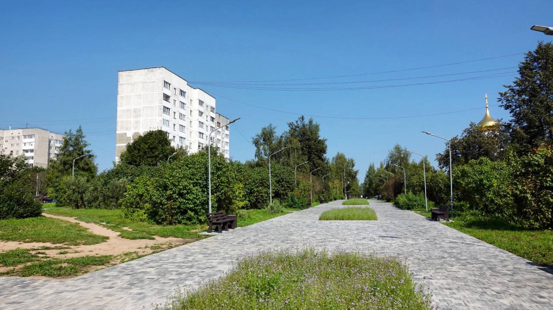 Благоустройство, Сквер, Сергиево-Посадский городской округ, Перемены,