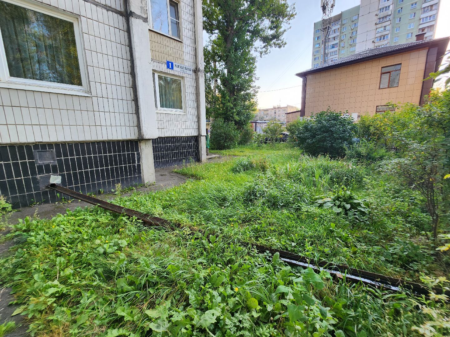 долгопрудный, выездная администрация, покос травы, микрорайон Островок,
