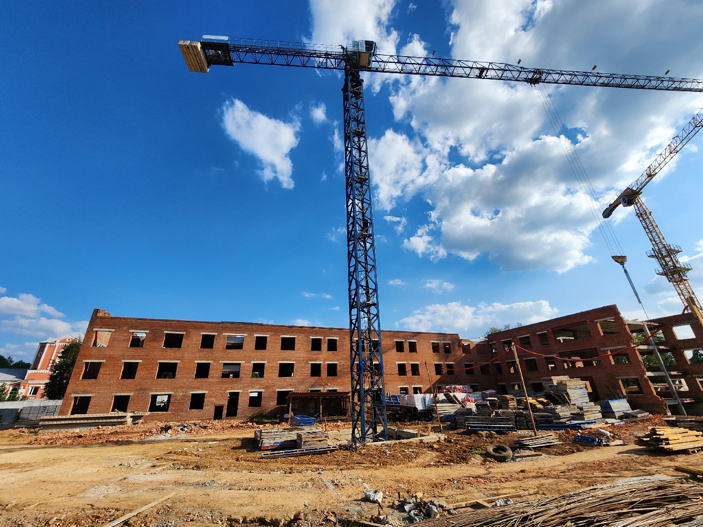 Чехов, поселок Мещерское, психиатрическая больница, лечебный корпус, реконструкция, строительство,