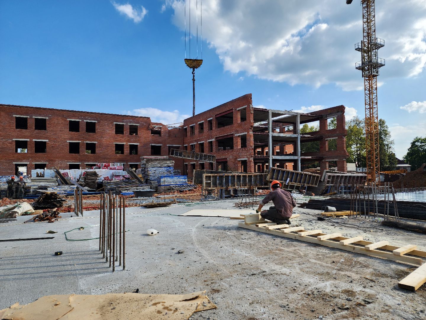 Чехов, поселок Мещерское, психиатрическая больница, лечебный корпус, реконструкция, строительство,