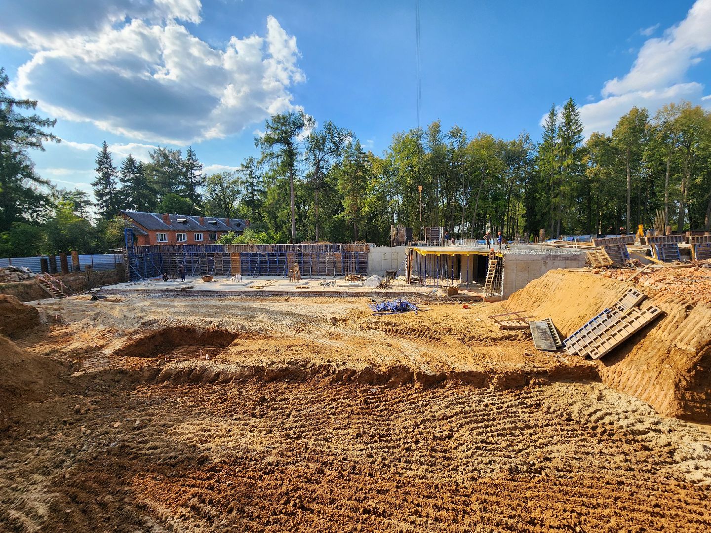 Чехов, поселок Мещерское, психиатрическая больница, лечебный корпус, реконструкция, строительство,