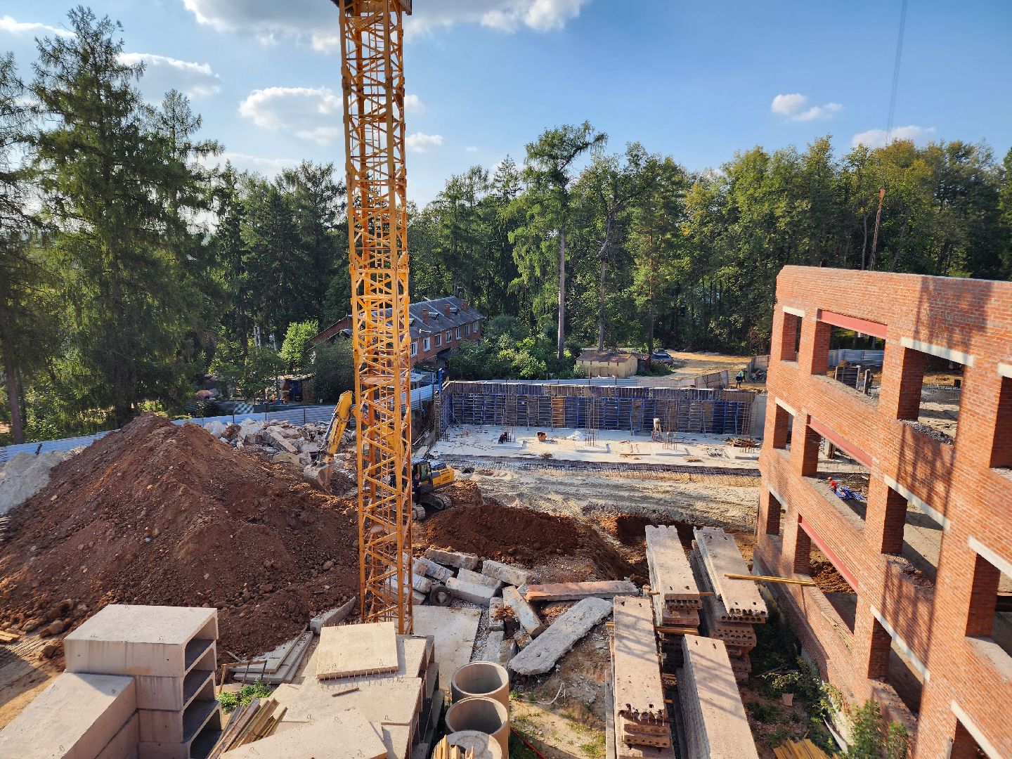 Чехов, поселок Мещерское, психиатрическая больница, лечебный корпус, реконструкция, строительство,