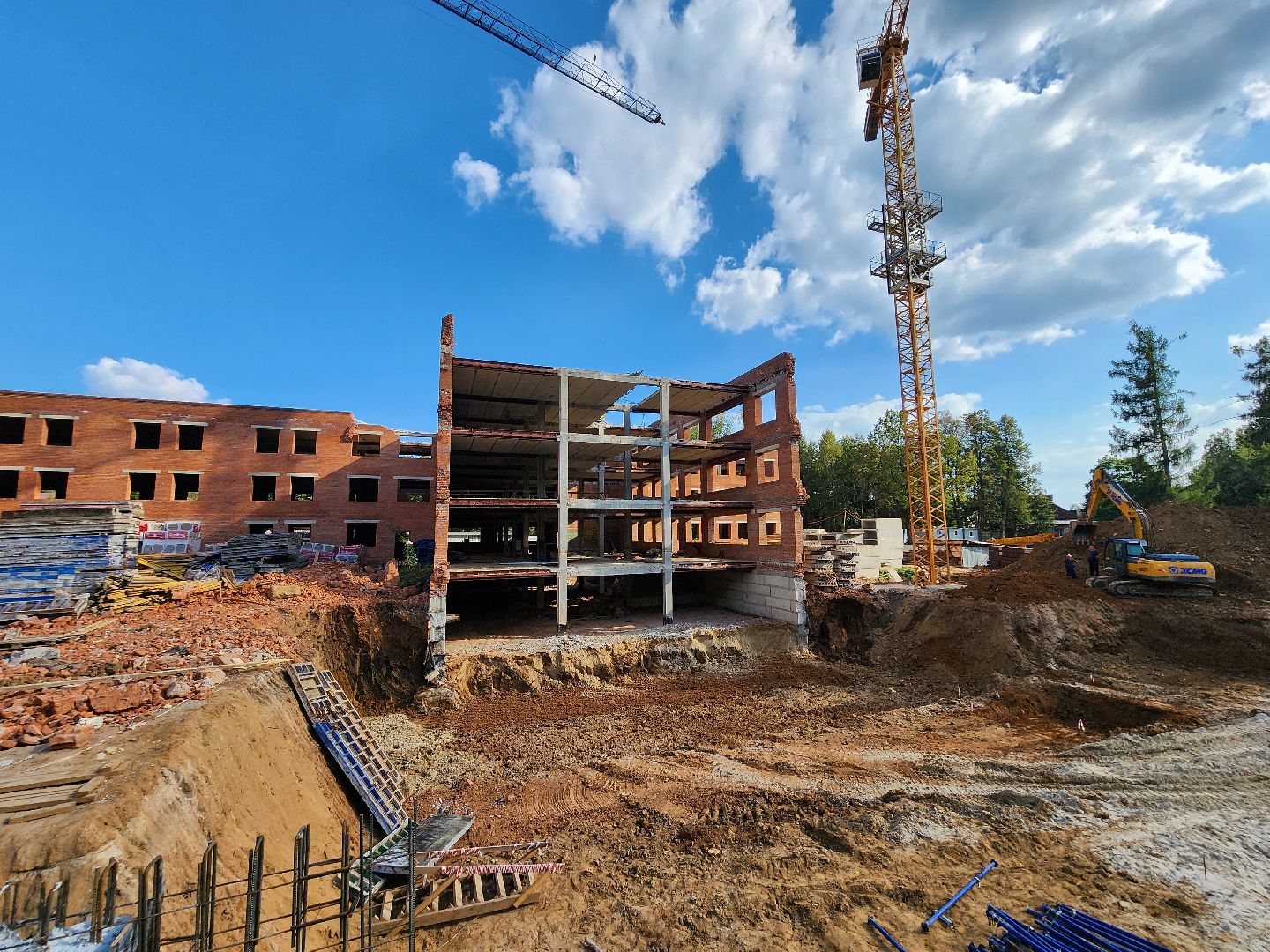 Чехов, поселок Мещерское, психиатрическая больница, лечебный корпус, реконструкция, строительство,