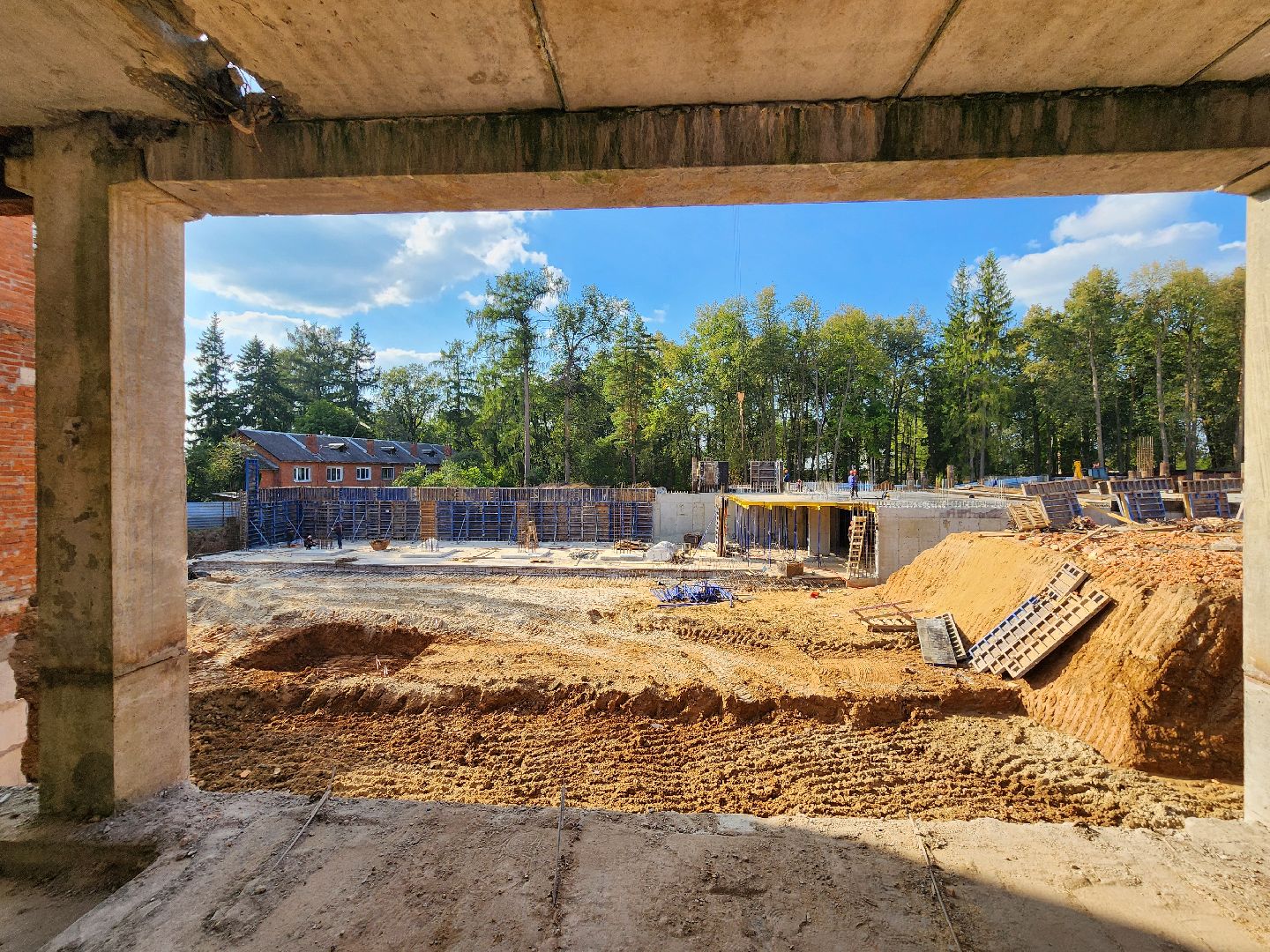 Чехов, поселок Мещерское, психиатрическая больница, лечебный корпус, реконструкция, строительство,