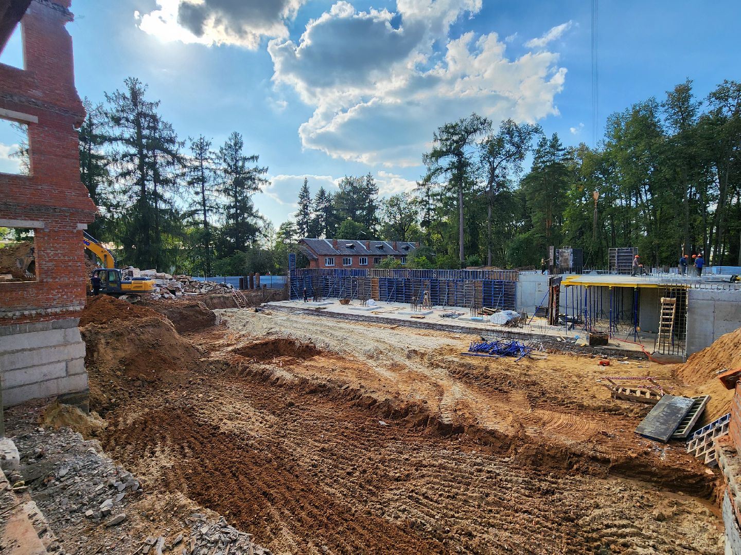 Чехов, поселок Мещерское, психиатрическая больница, лечебный корпус, реконструкция, строительство,