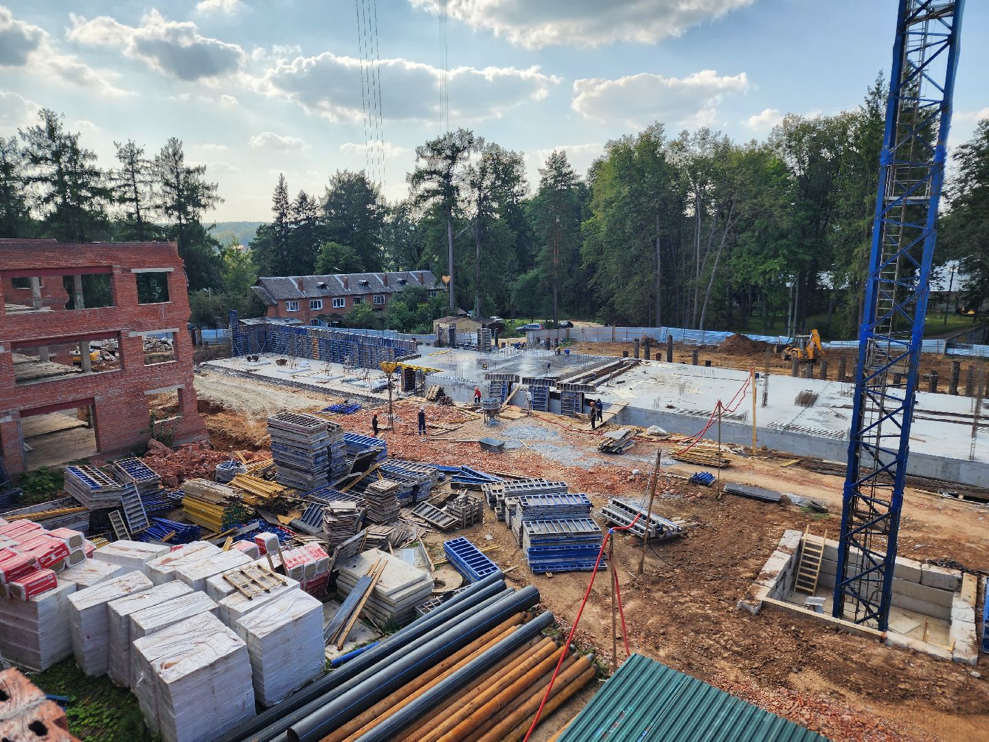 Чехов, поселок Мещерское, психиатрическая больница, лечебный корпус, реконструкция, строительство,