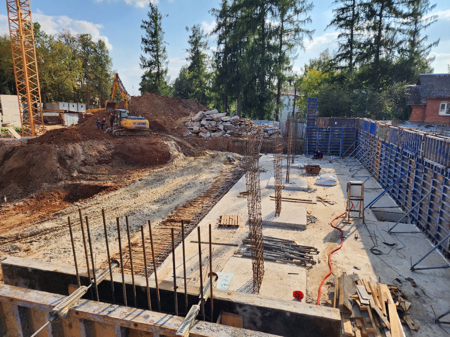 Чехов, поселок Мещерское, психиатрическая больница, лечебный корпус, реконструкция, строительство,