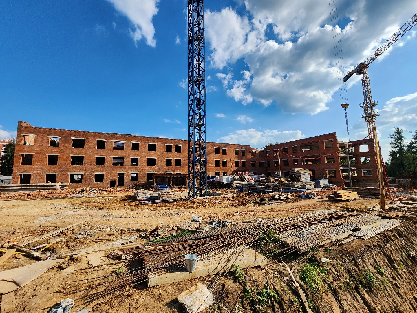 Чехов, поселок Мещерское, психиатрическая больница, лечебный корпус, реконструкция, строительство,