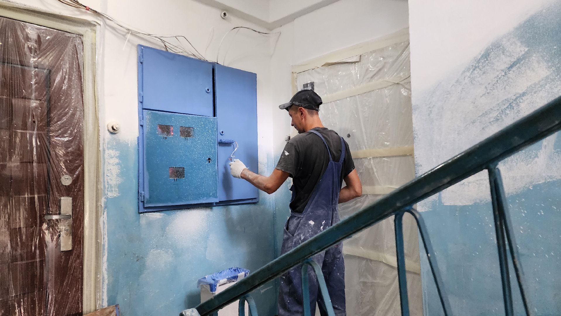 Бронницы, Ремонт подъездов, Косметический ремонт подъездов, Покраска стен и потолков в подъездах,