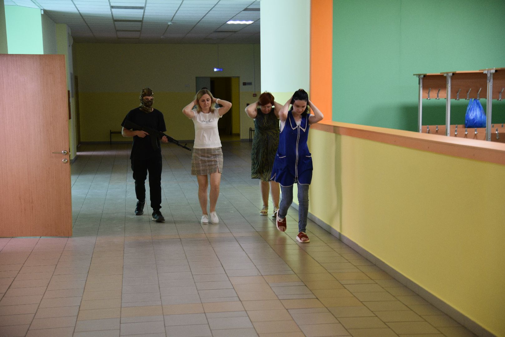 лотошино, лотошинская школа 2, учения, антитеррор, образование, безопасность,