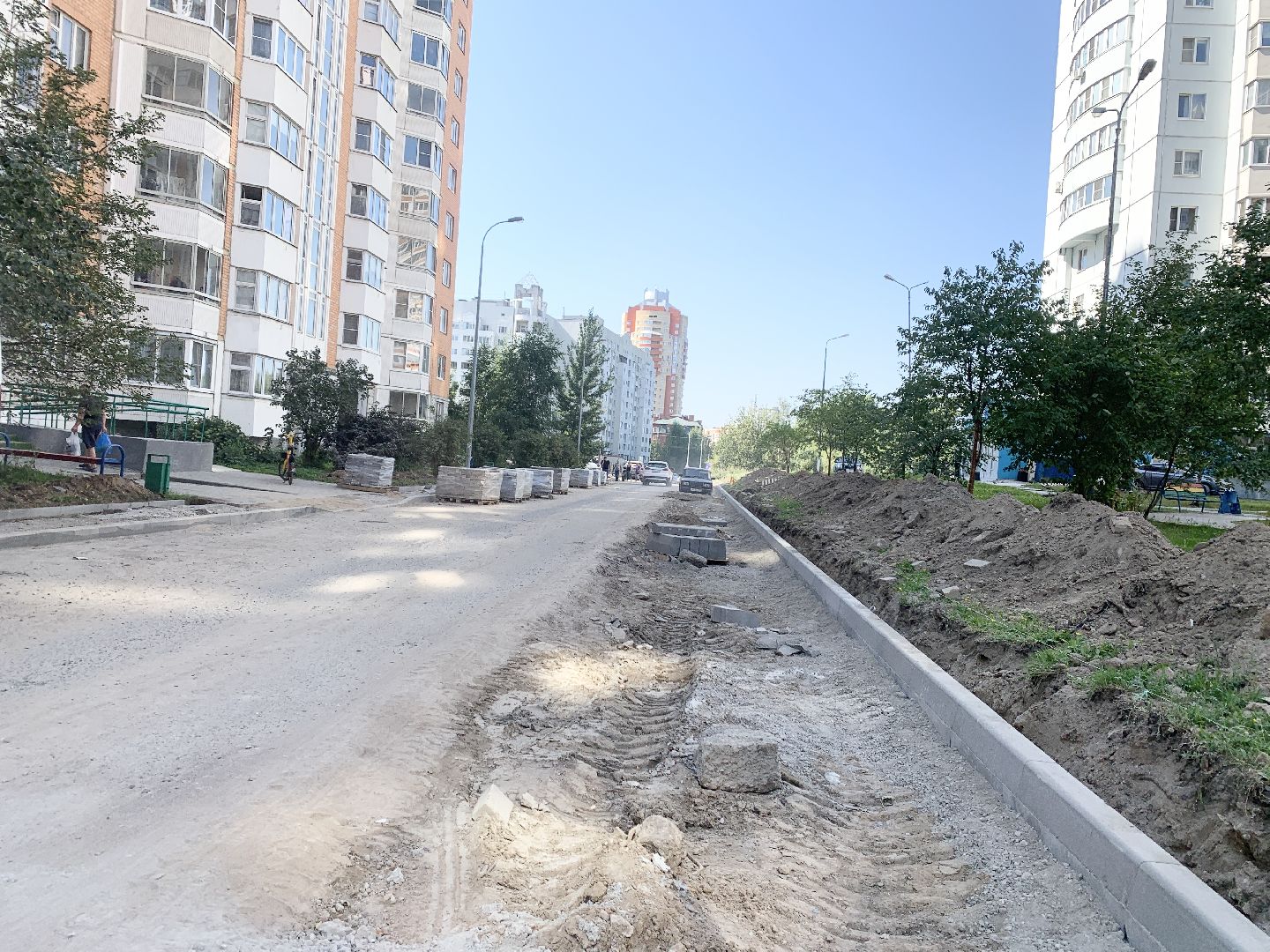 Балашиха, Подмосковье, благоустройство дворов в подмосковье, ремонт дорог во дворах,