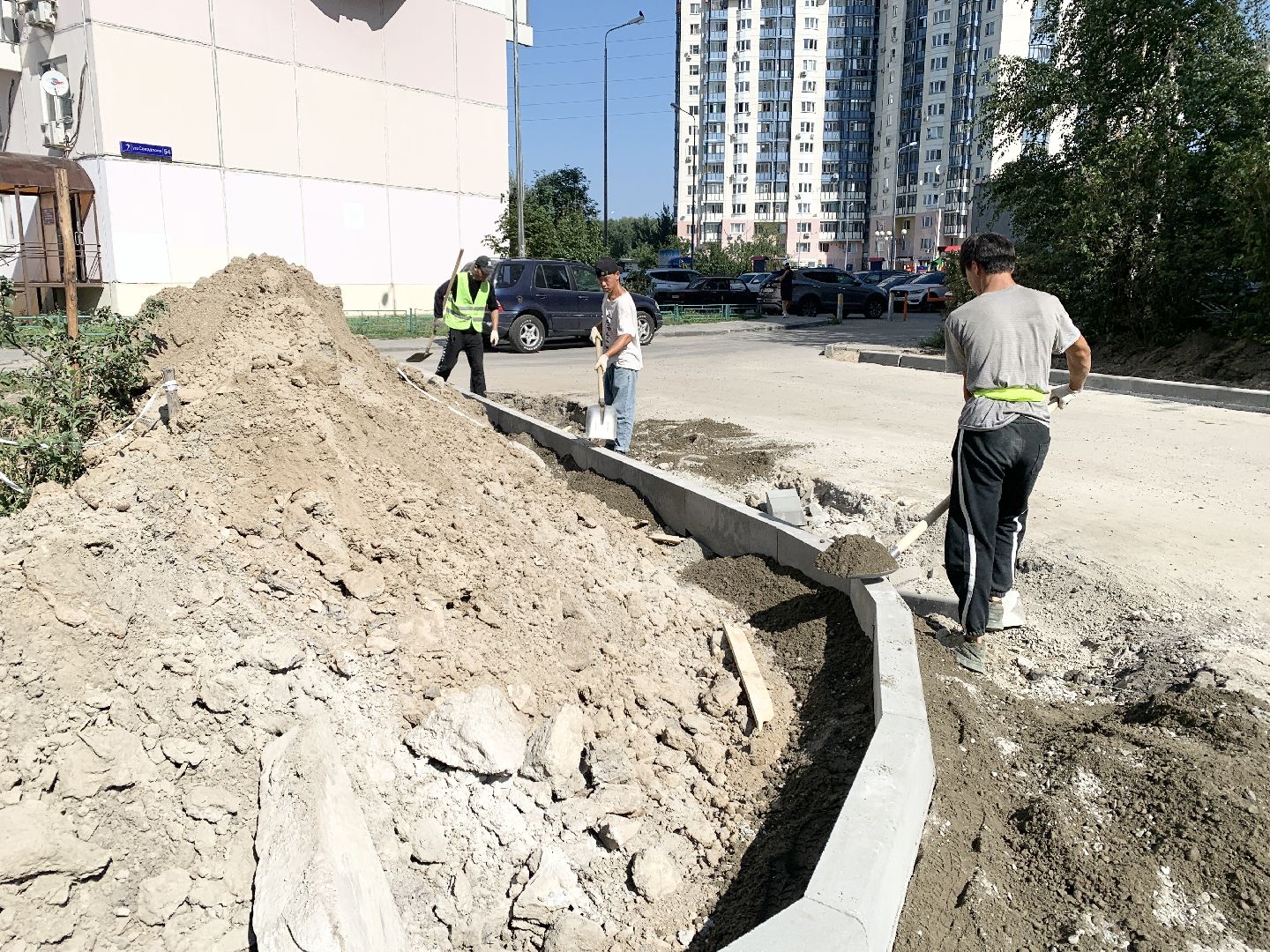 Балашиха, Подмосковье, благоустройство дворов в подмосковье, ремонт дорог во дворах,