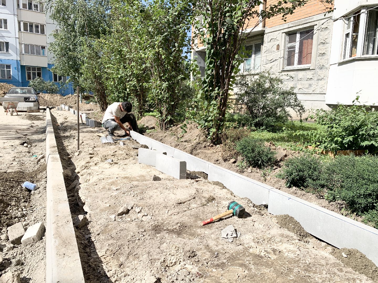 Балашиха, Подмосковье, благоустройство дворов в подмосковье, ремонт дорог во дворах,