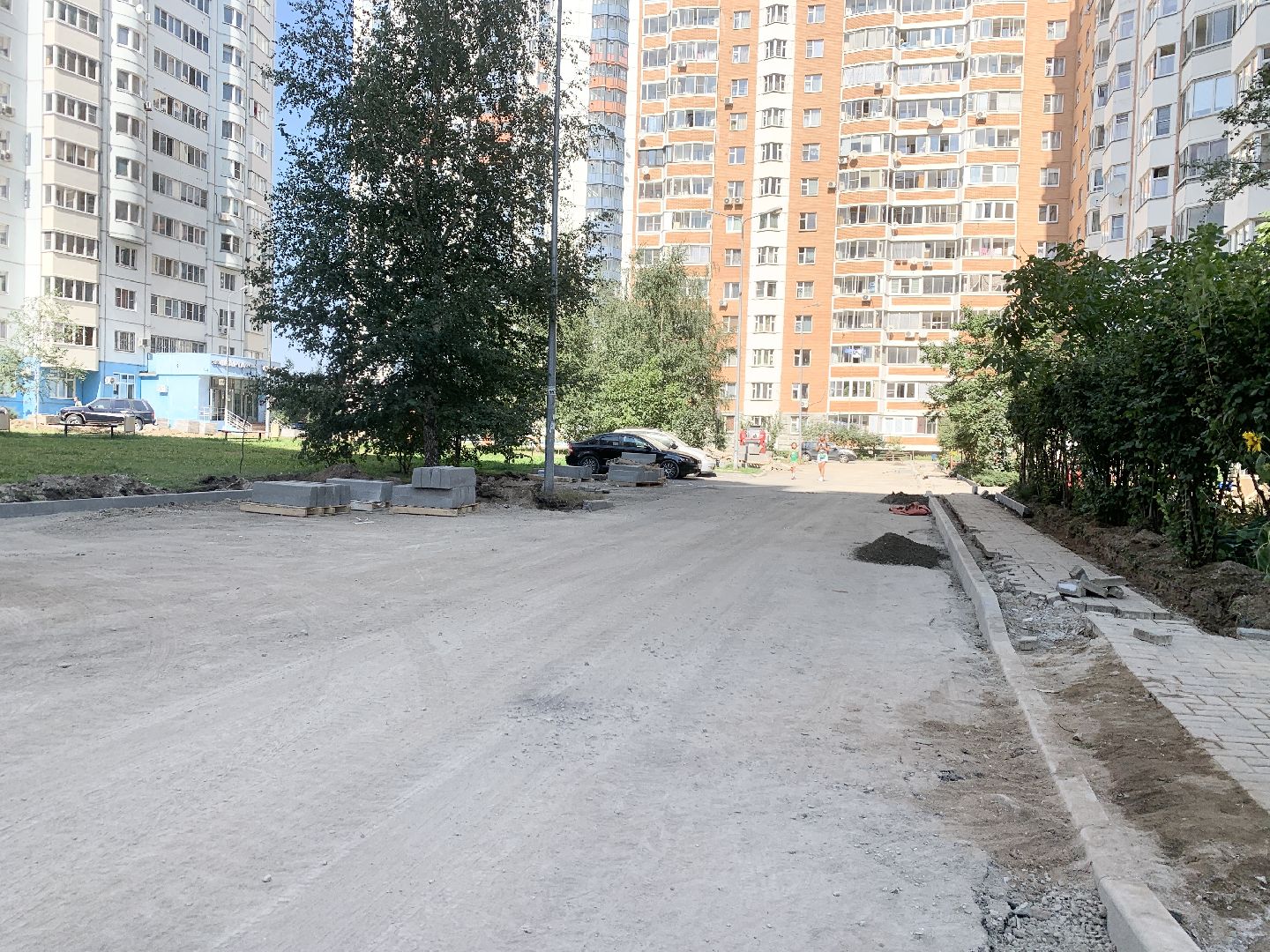 Балашиха, Подмосковье, благоустройство дворов в подмосковье, ремонт дорог во дворах,