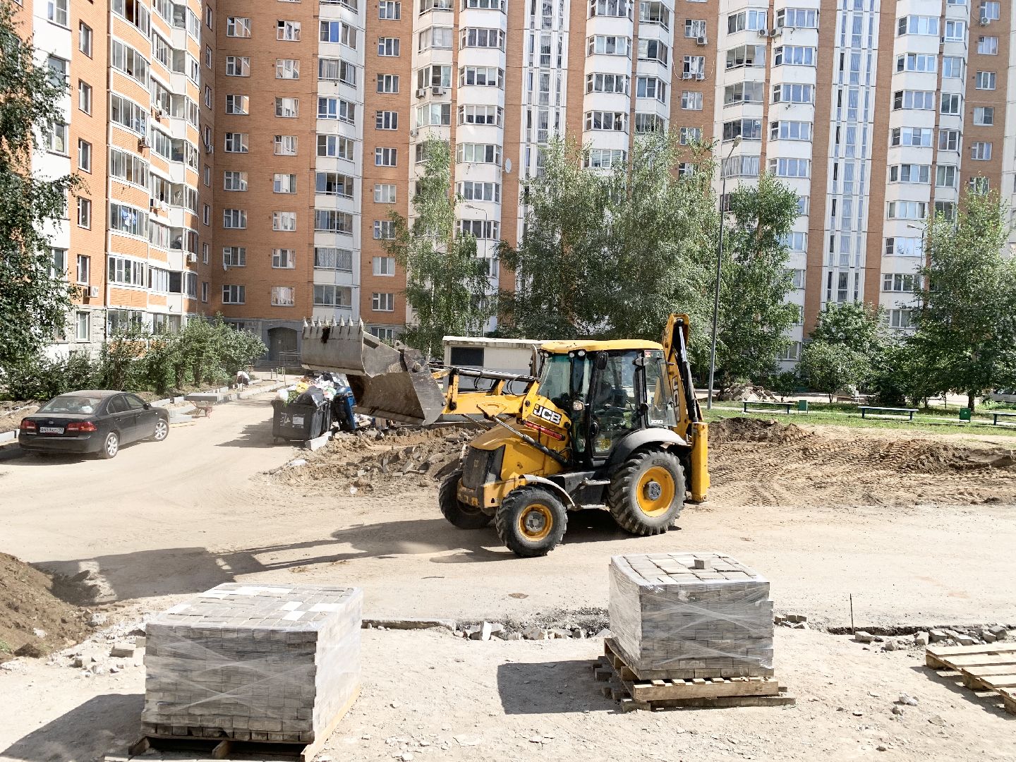 Балашиха, Подмосковье, благоустройство дворов в подмосковье, ремонт дорог во дворах,