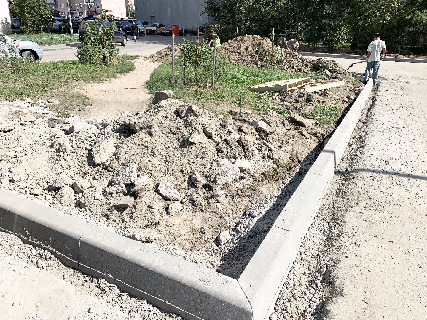 Балашиха, Подмосковье, благоустройство дворов в подмосковье, ремонт дорог во дворах,