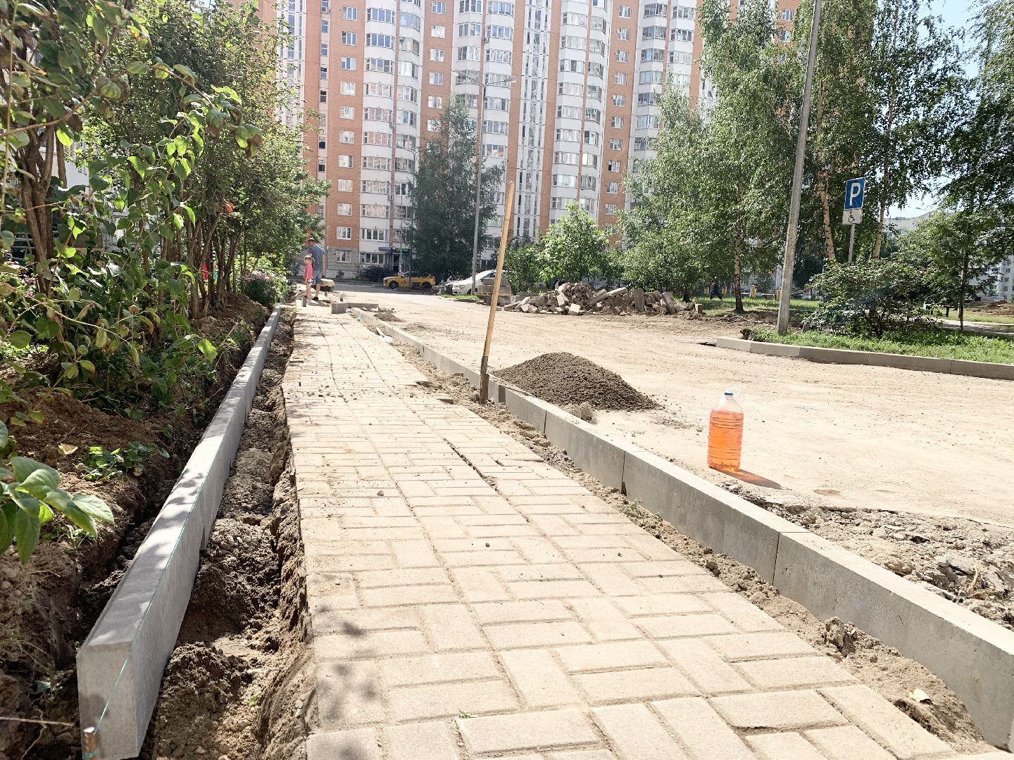 Балашиха, Подмосковье, благоустройство дворов в подмосковье, ремонт дорог во дворах,