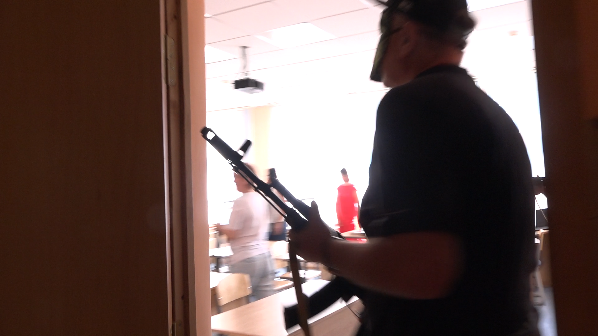 учения в школе, антитеррористические учения, школа Перспектива Власиха, учения антитеррор, Власиха антитеррористические учения,