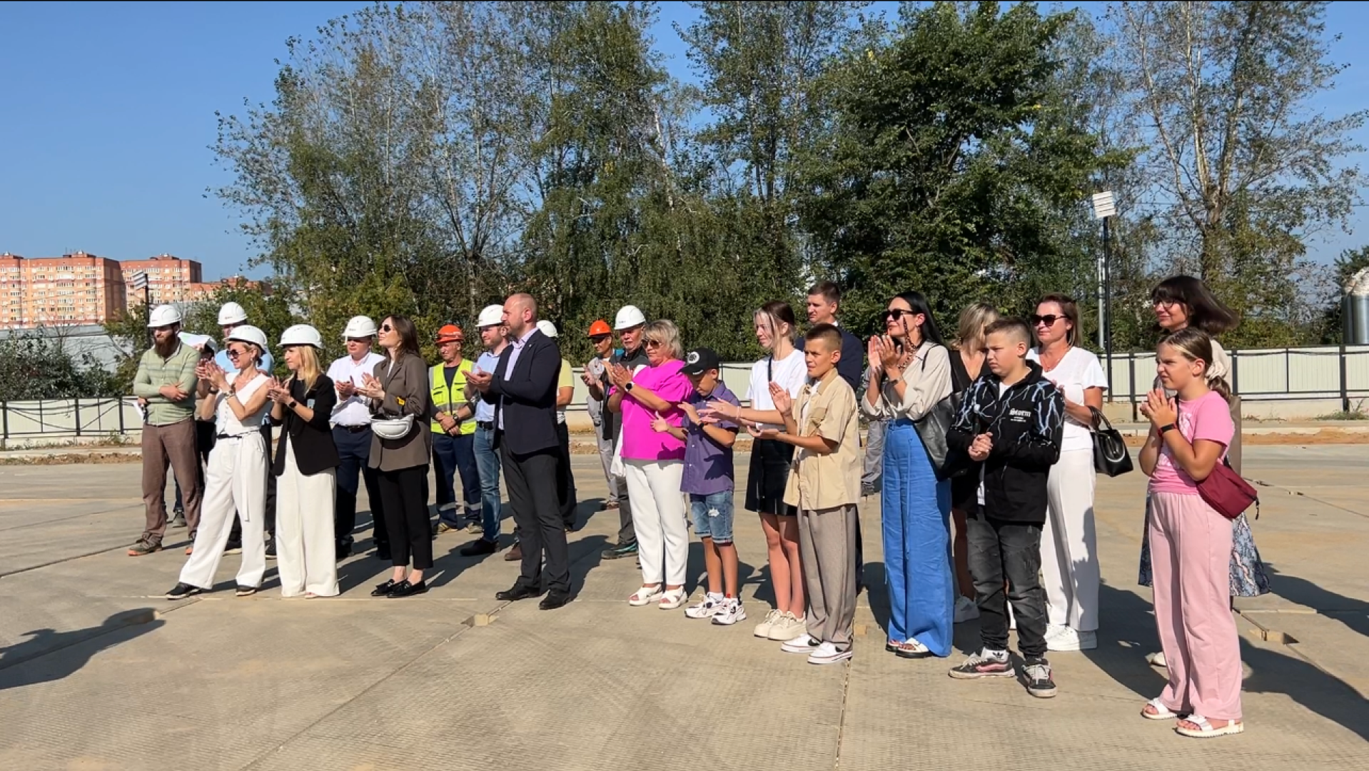 химки, строительство, капсула времени, строительство школы,