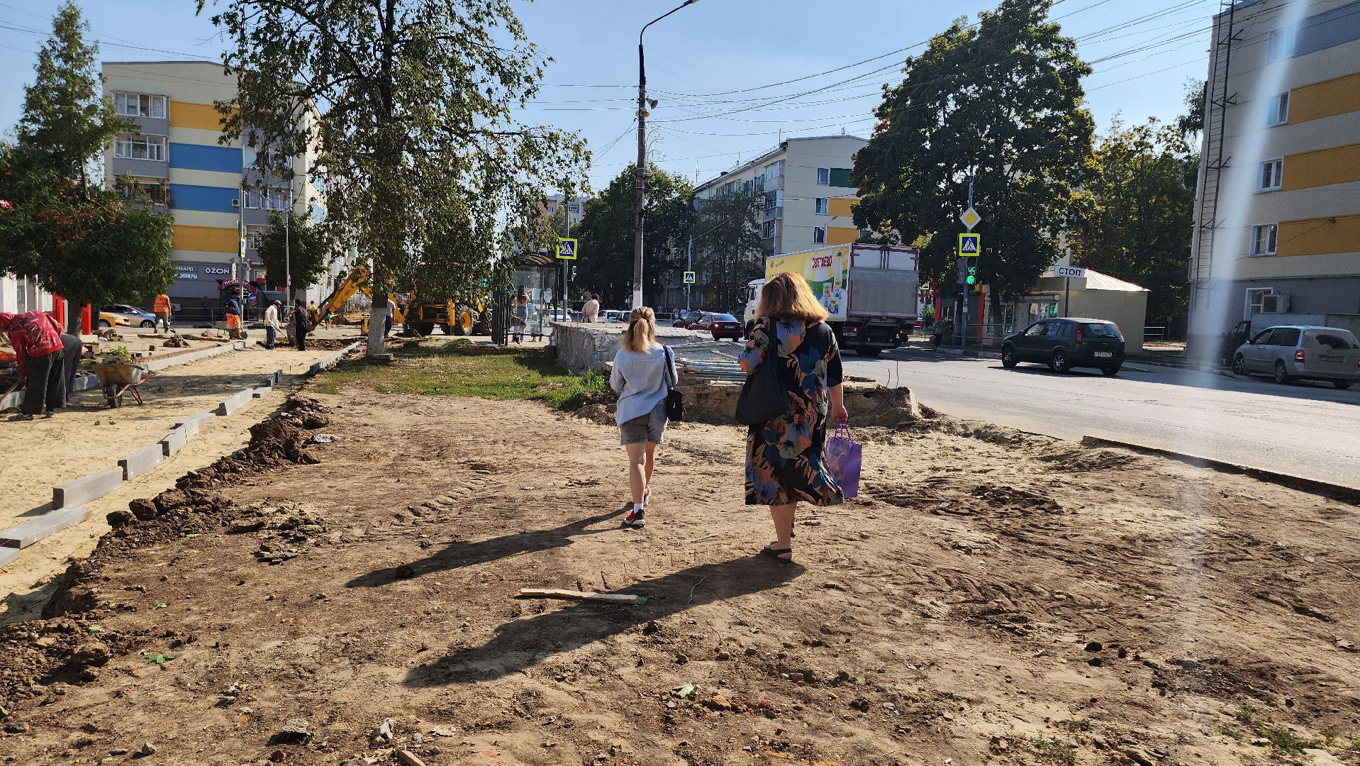 кашира, благоустройство, спортклуб кашира, троутар,