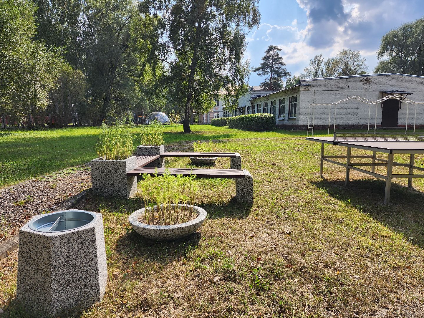 раменское, образование, быковская школа 15, благоустройство школьной территории на улице станционной,