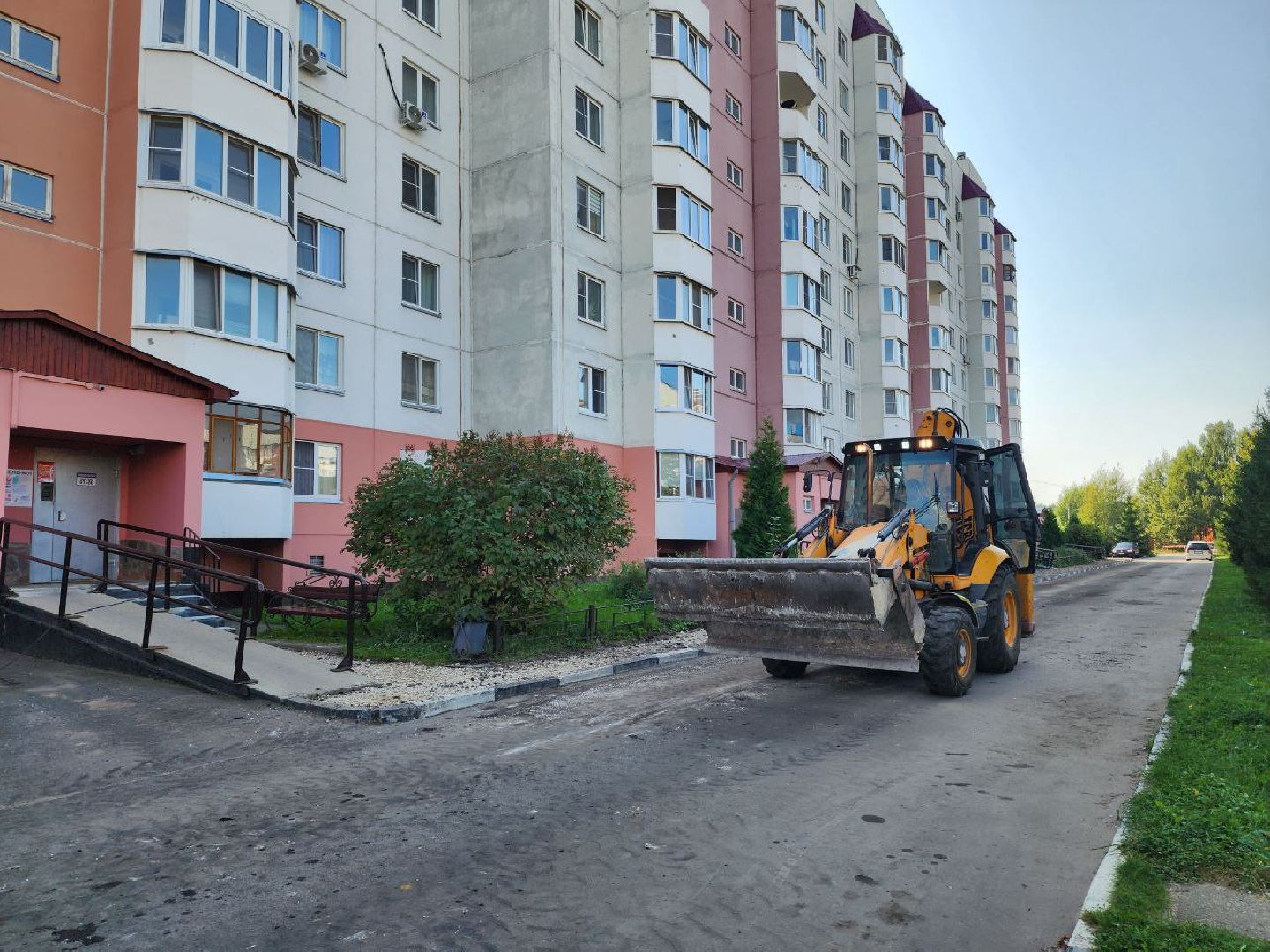 пущино, серпухов, комплексное благоустройство двора,