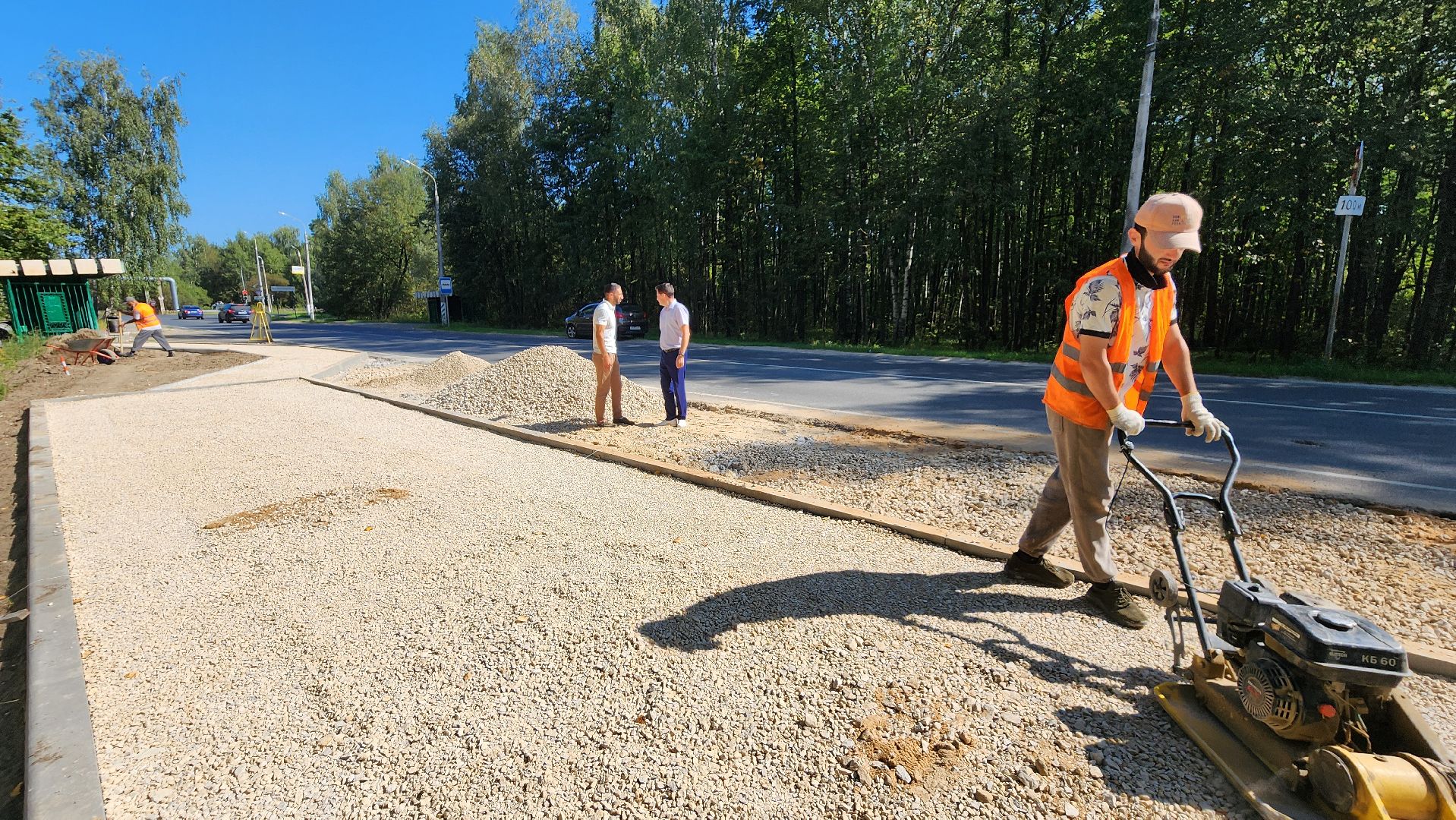 транспорт, остановочный павильон, благоустройство, дороги, протвино,