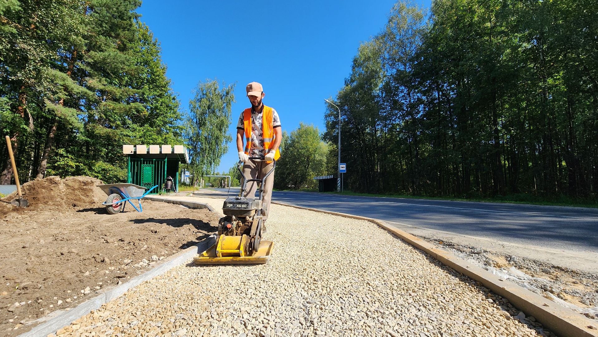 транспорт, остановочный павильон, благоустройство, дороги, протвино,