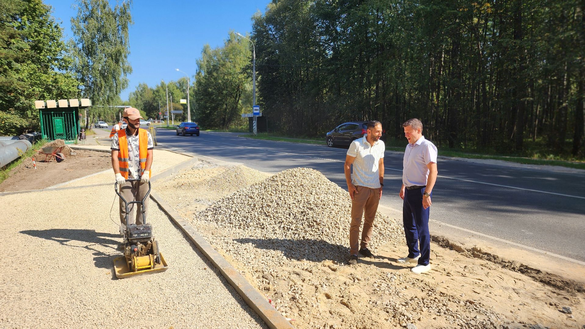 транспорт, остановочный павильон, благоустройство, дороги, протвино,