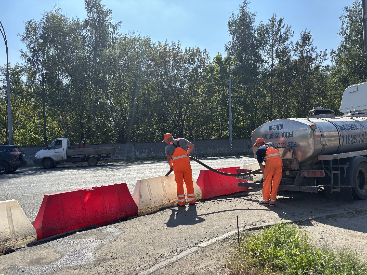 съезд, Алексеевская роща, дороги,
