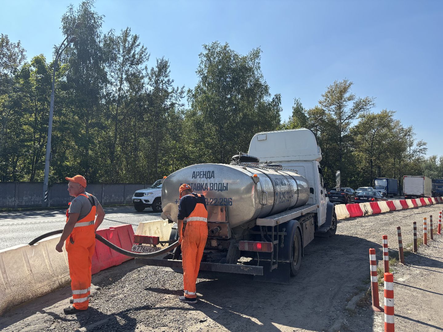 съезд, Алексеевская роща, дороги,