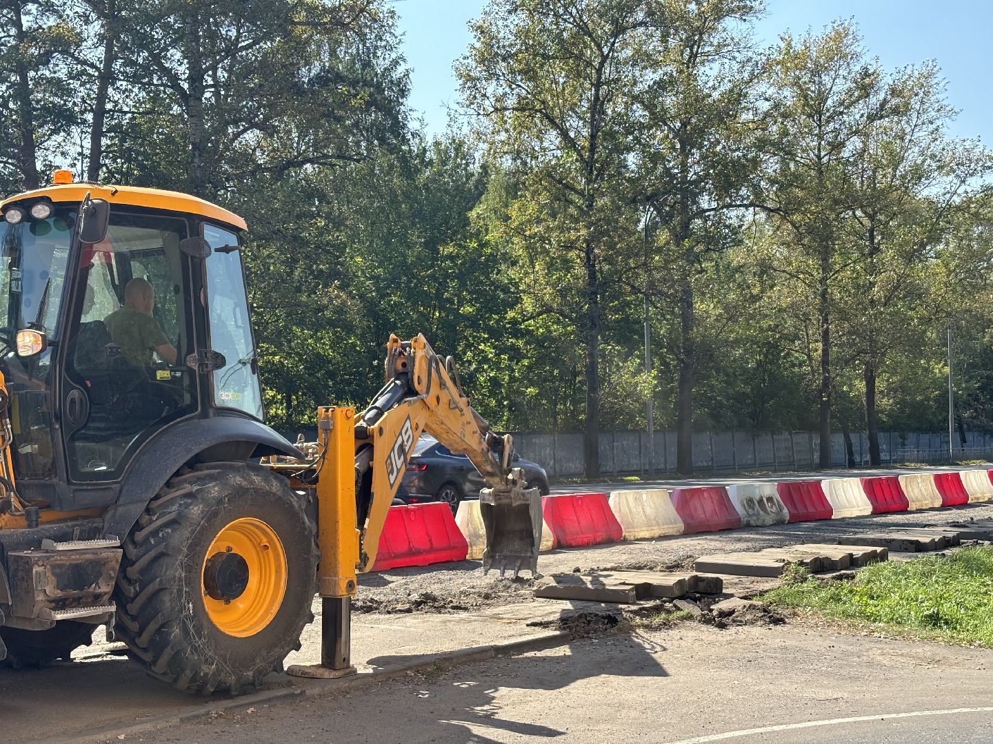 съезд, Алексеевская роща, дороги,