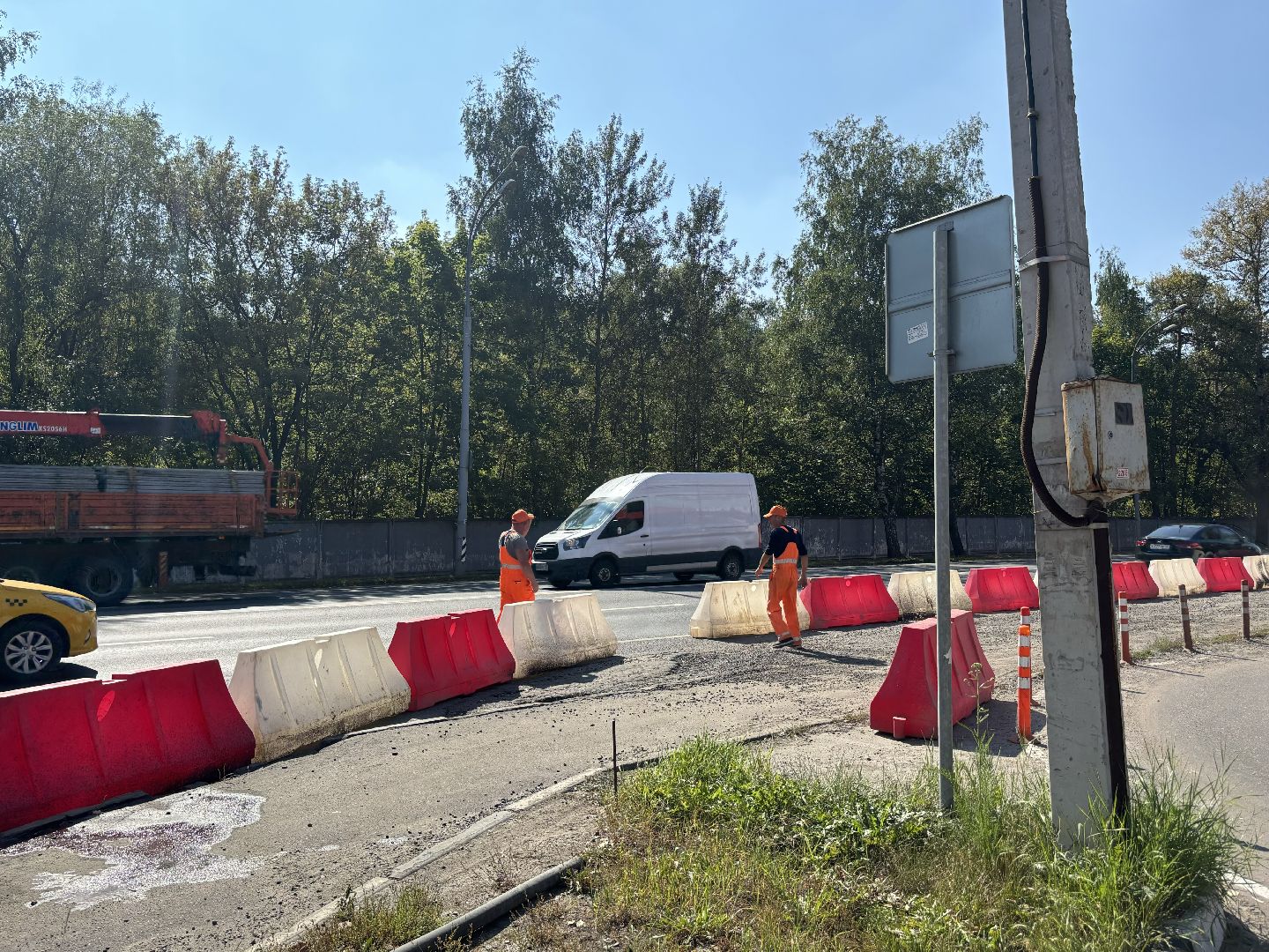 съезд, Алексеевская роща, дороги,