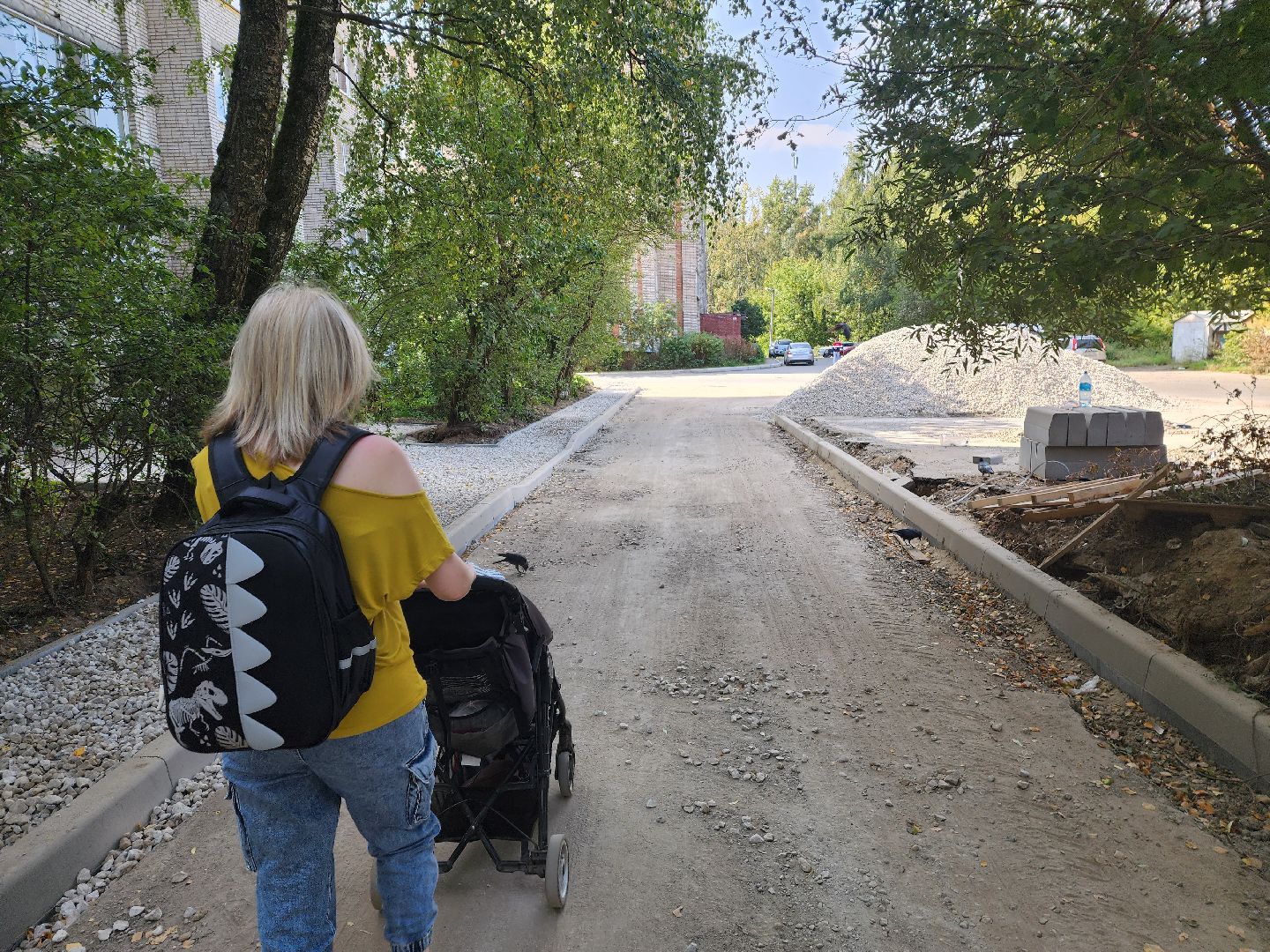 красноармейск, городской округ пушкинский, благоустройство дворов, новые парковочные места,