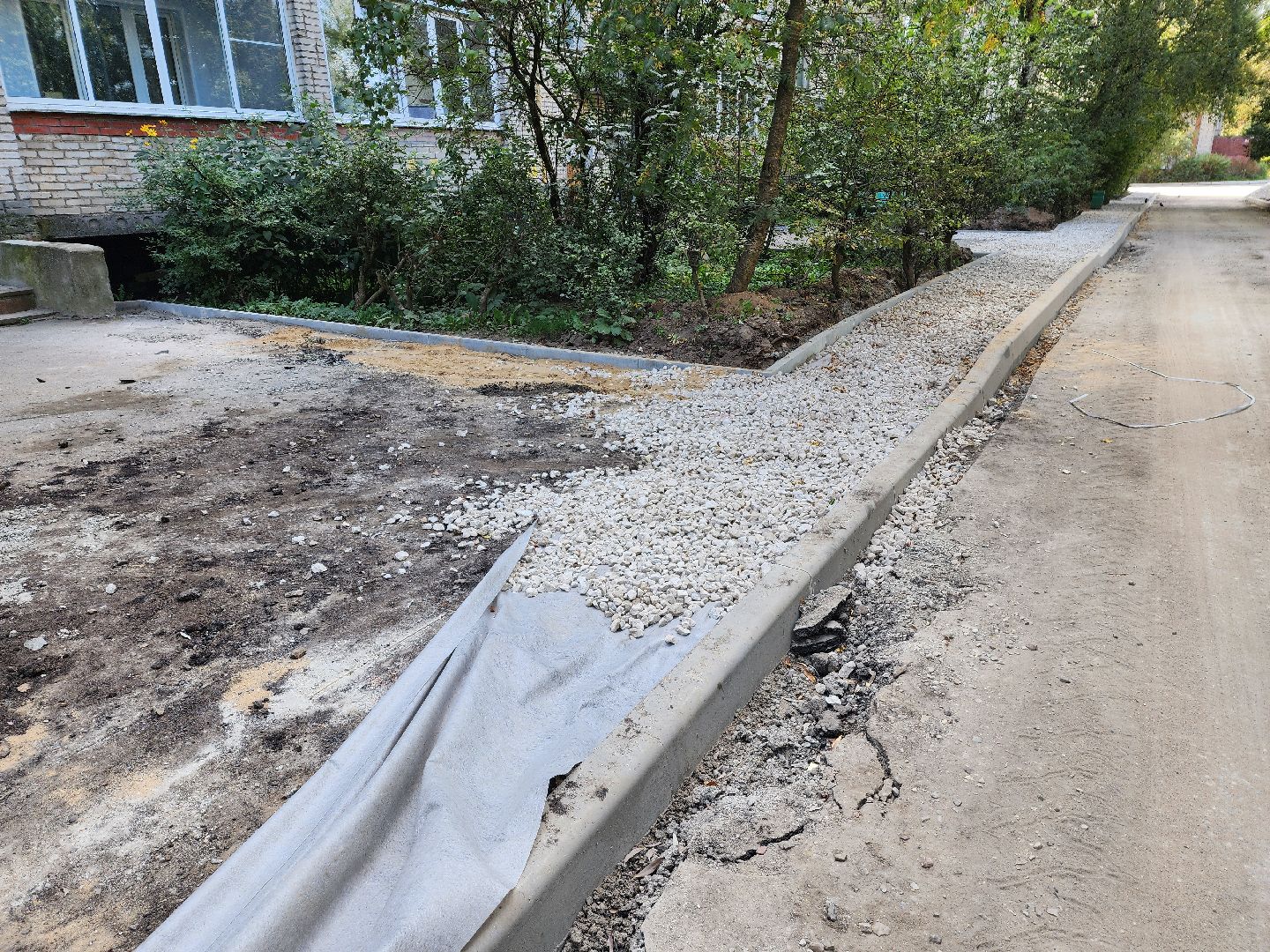 красноармейск, городской округ пушкинский, благоустройство дворов, новые парковочные места,