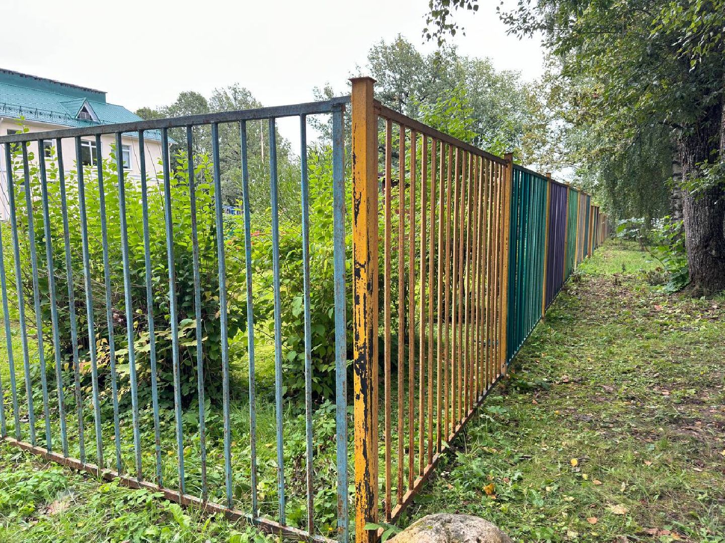 забор, детский сад, благоустойство,