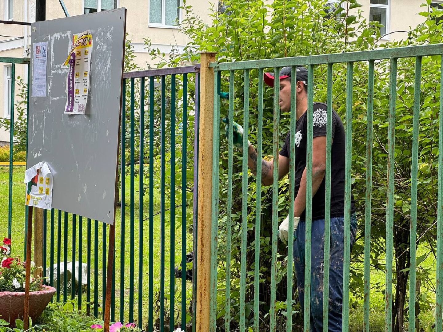 забор, детский сад, благоустойство,