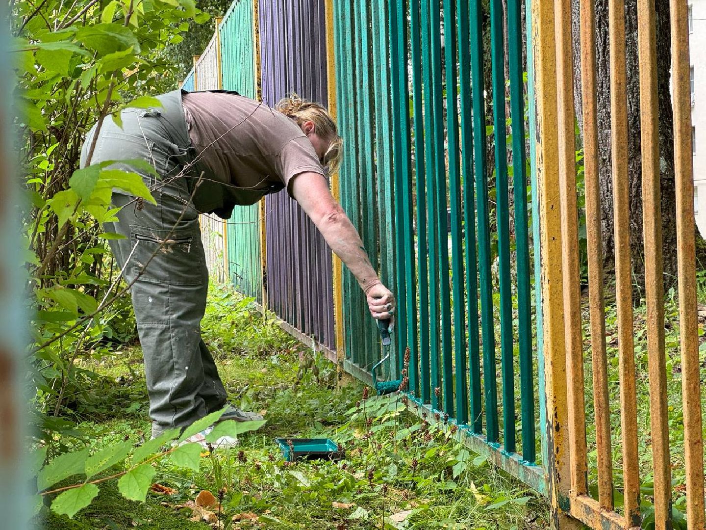 забор, детский сад, благоустойство,